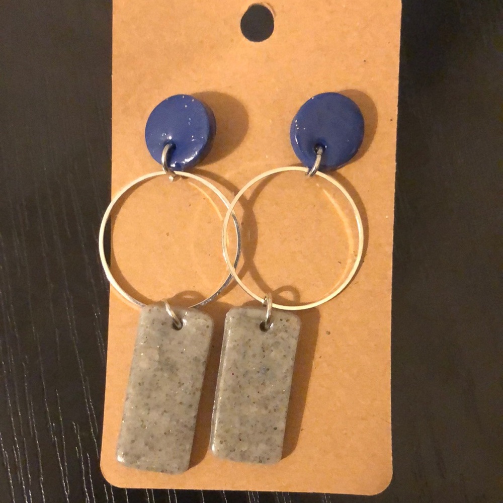 Polymer clay earrings